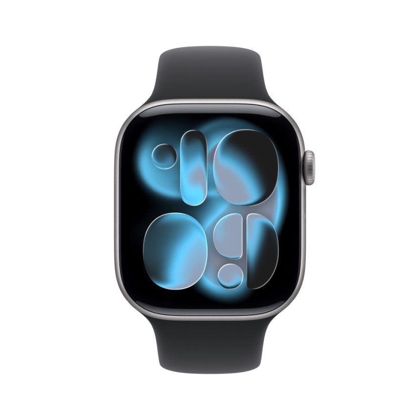 애플워치 11 GPS 스페이스 그레이 알루미늄, 46mm, 블랙 스포츠밴드 M/L