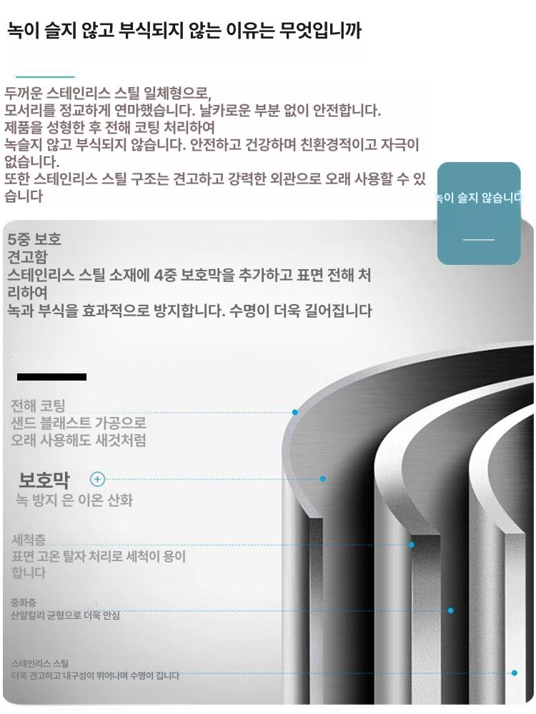 업소용 양념통 스텐 주방 반찬통 주방용 뚜껑 조미료 밀키화이트 15번 잼 선반 세트 - 상세 이미지 5