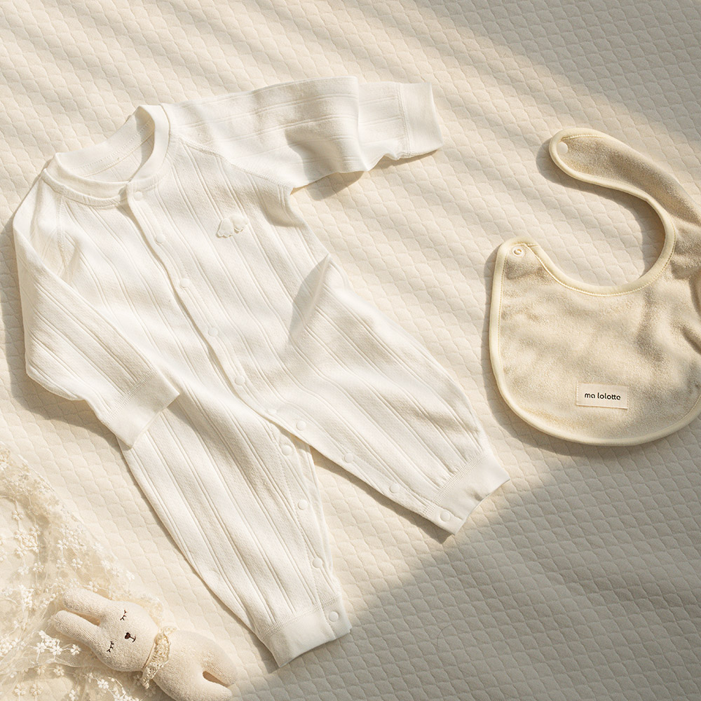 포그망 순면 아기 우주복 실내 긴팔 신생아 아기옷 백일 봄 가을 겨울 출산선물