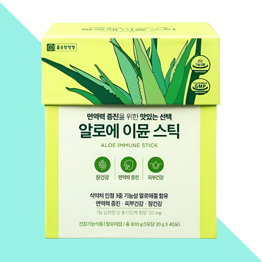 종근당 알로에 이뮨 스틱 벨라 겔 40포X1박스 - 메인 이미지