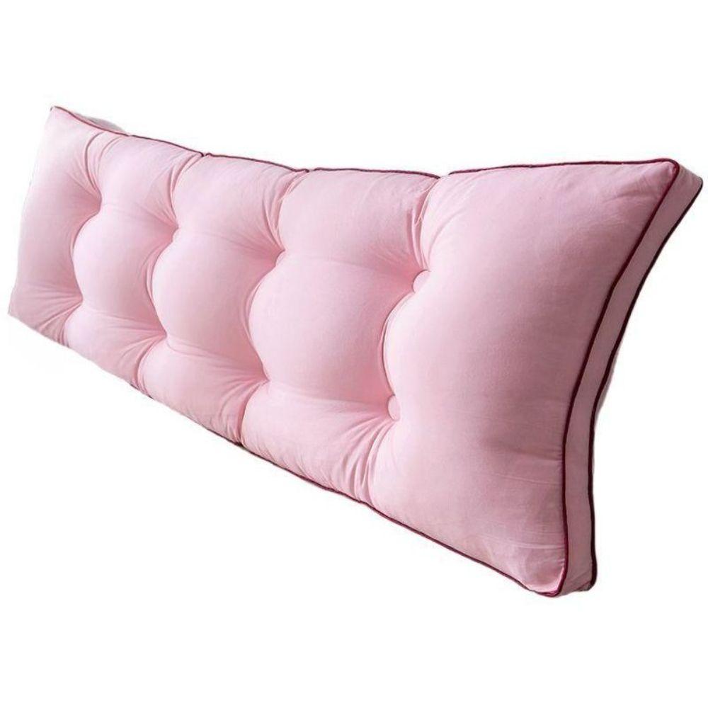 침대 헤드 쿠션 자취방 인테리어 대형 바디 베개 필로우 롱 가드 핑크 120x50cm - 상품 이미지