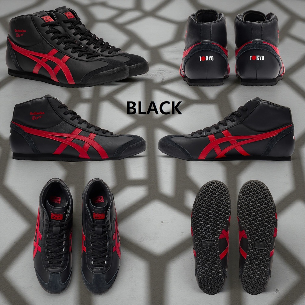 오니츠카타이거 멕시코 미드 러너 여성 러닝화 1183B577 BLACK 260 - 상세 이미지 2
