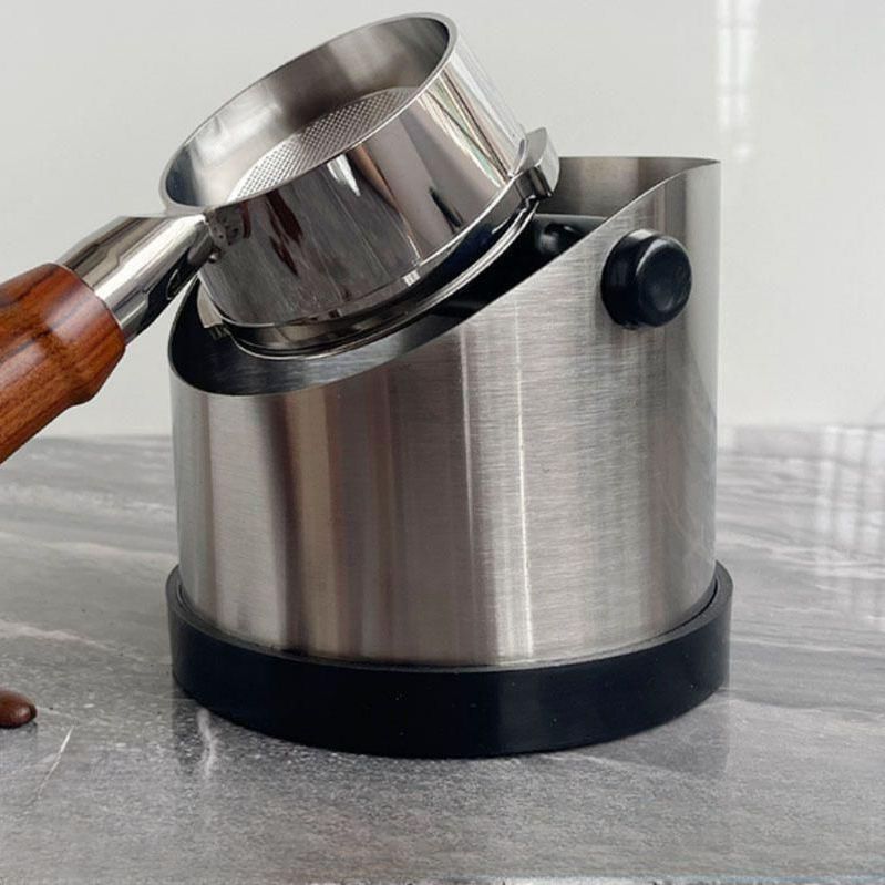 스텐 커피 찌꺼기통 카페 원두 폐기물 너크박스 쓰레기통 A타입 (580ml) - 메인 이미지