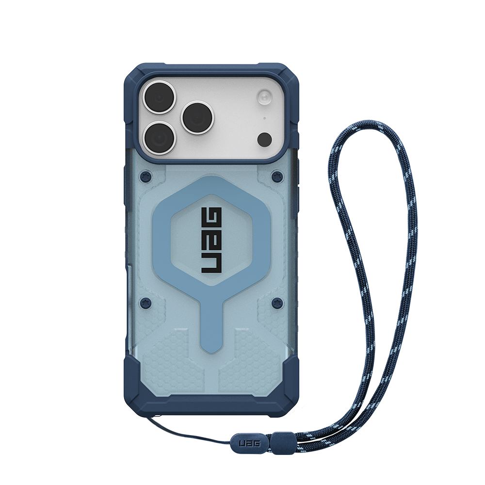 UAG 패스파인더 맥세이프 케이스 + 휴대폰 스트랩 번들 블루, 아이폰17 프로 맥스 - 상품 이미지