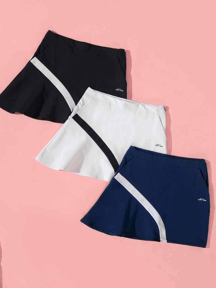 아디다스골프 SS 여성 스커트 A라인 플레어 슬림핏 스포츠 치마 아디퓨어 FJ1768