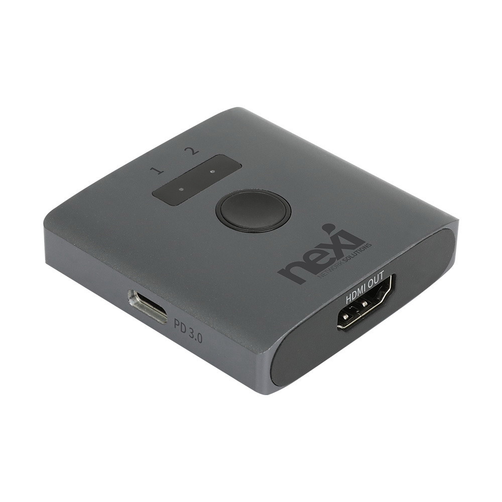 C타입 HDMI 2.0 스위치 2포트 충전 4K 60Hz 선택기 셀렉터 - 상세 이미지 2