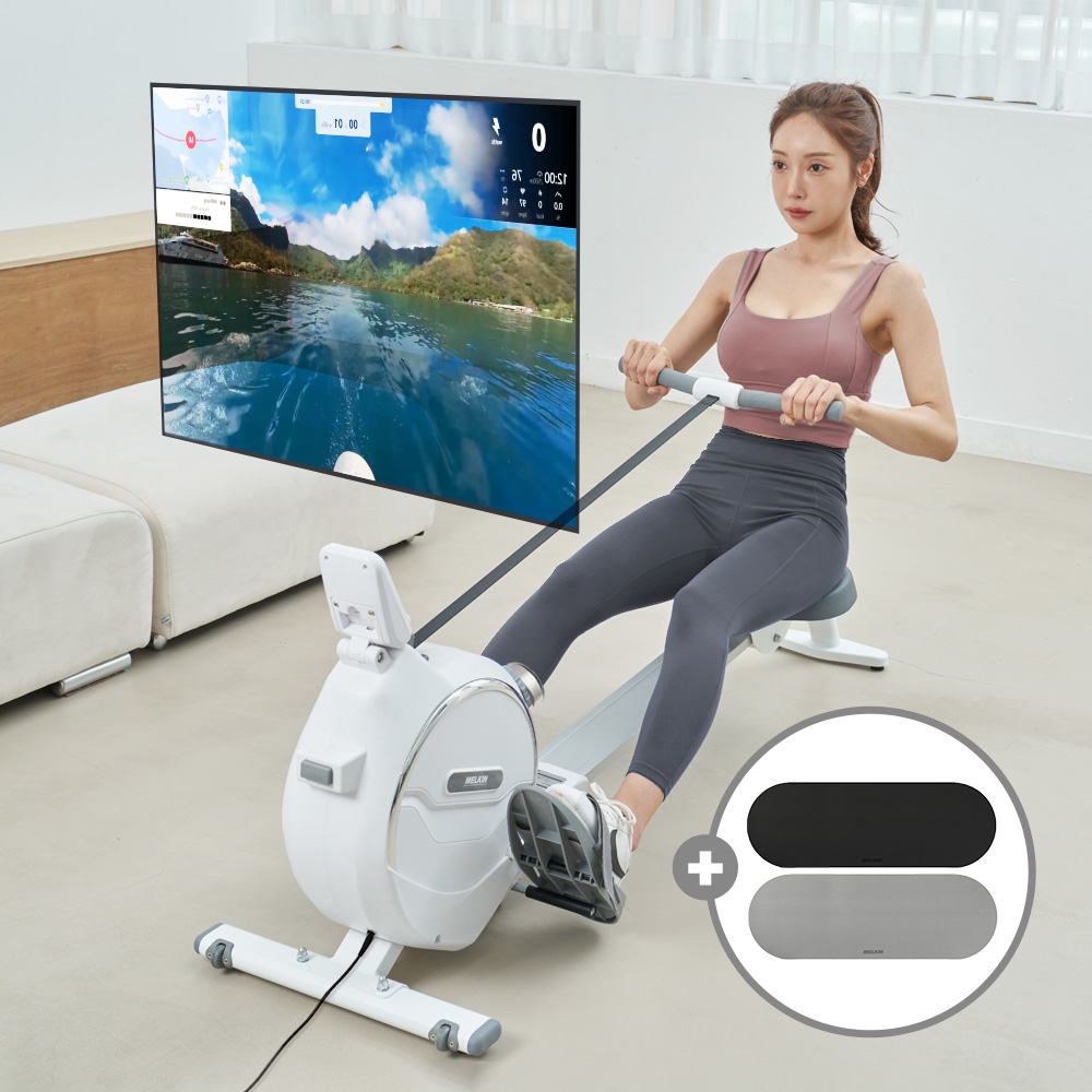 멜킨 스마트 로잉머신 볼트윅 가정용 조정 전신운동기구 게임 노젓기 유산소 운동 기구