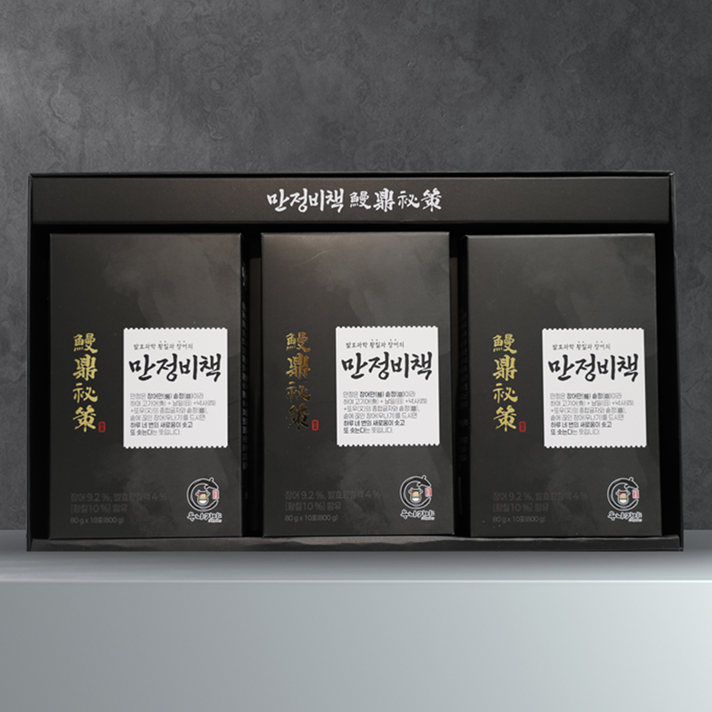 만정비책 국내산 100% 프리미엄 장어즙 엑기스 기력회복 보양식 명절선물 80ml 30포 - 상품 이미지