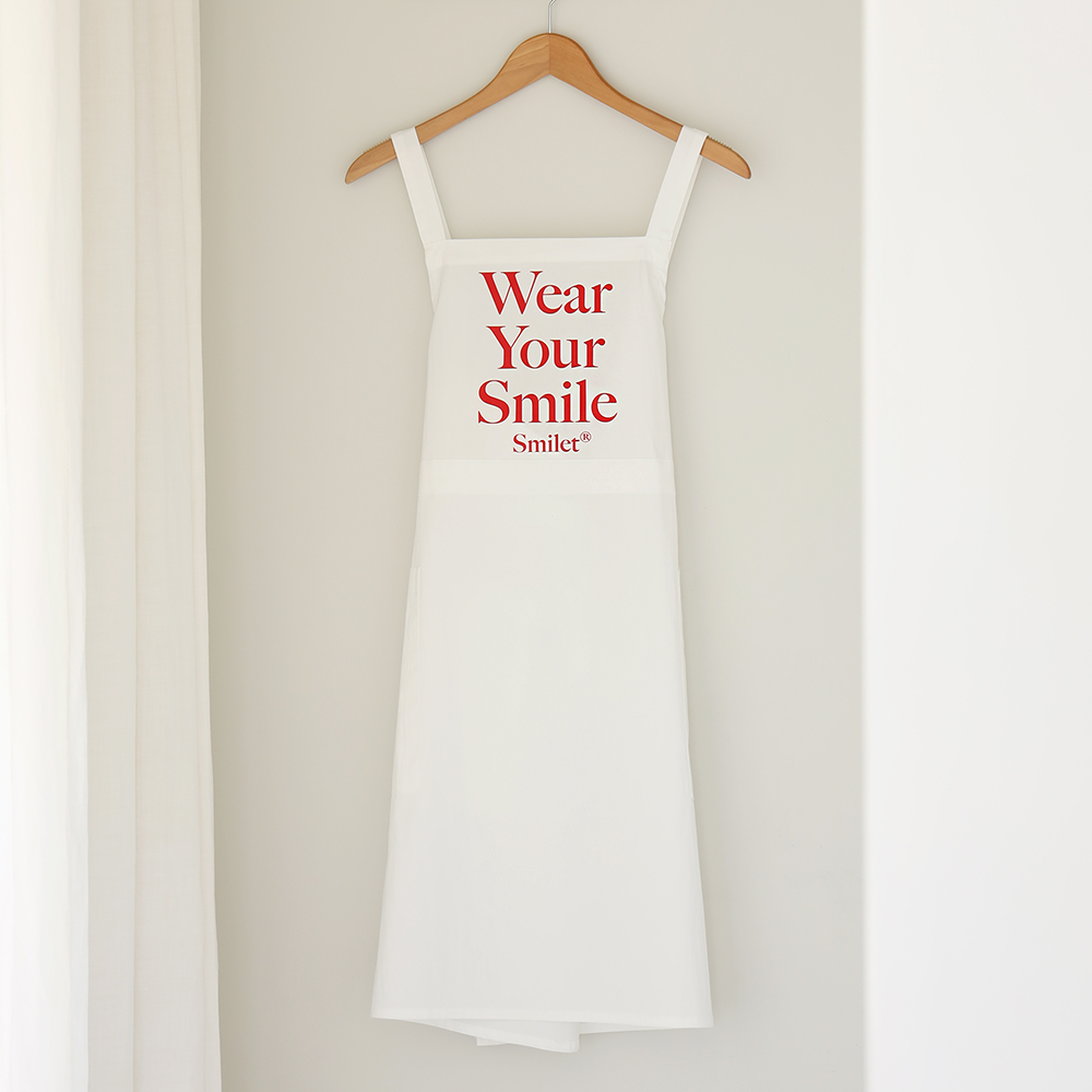 [미소쌤] 스마일렛 WYS 앞치마 방수 주방 카페 바리스타 미용 네일샵