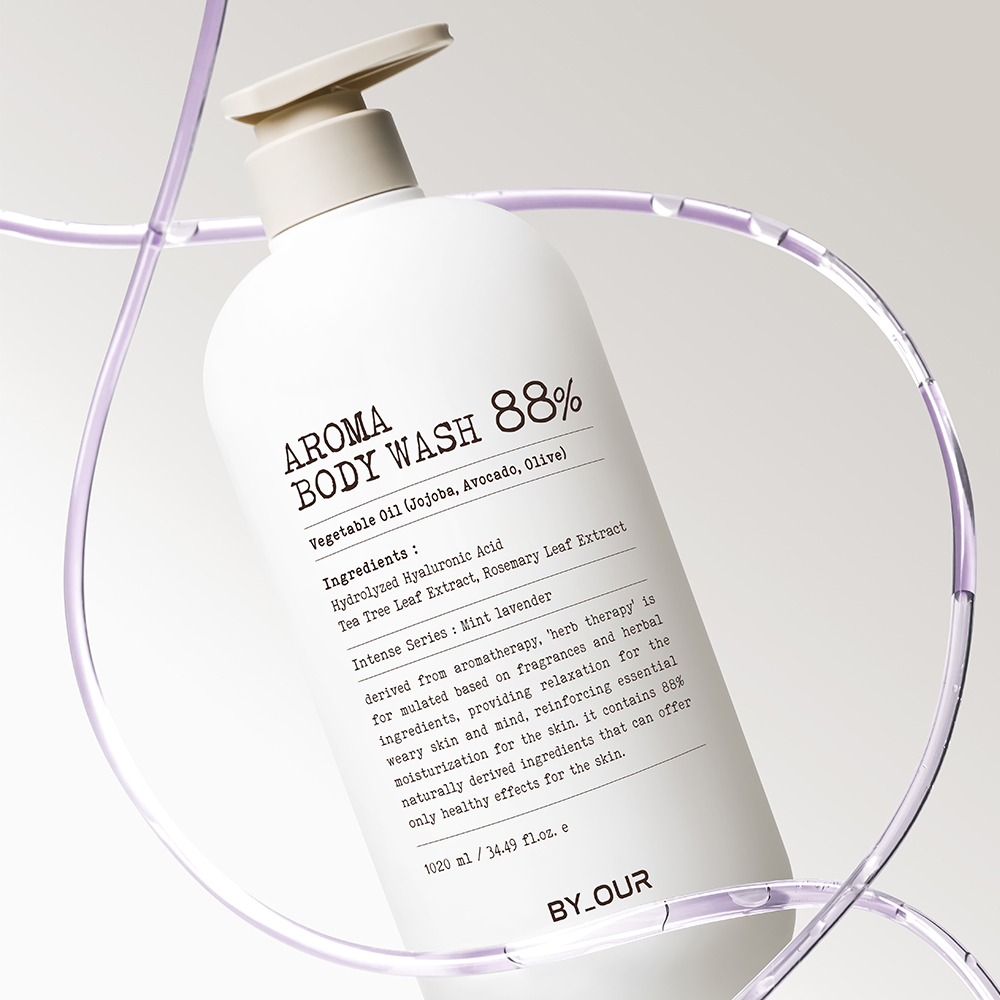 바이아우어 아로마 민트라벤더향 약산성 바디워시 1020ml + 바디로션 1000ml 이미지 3