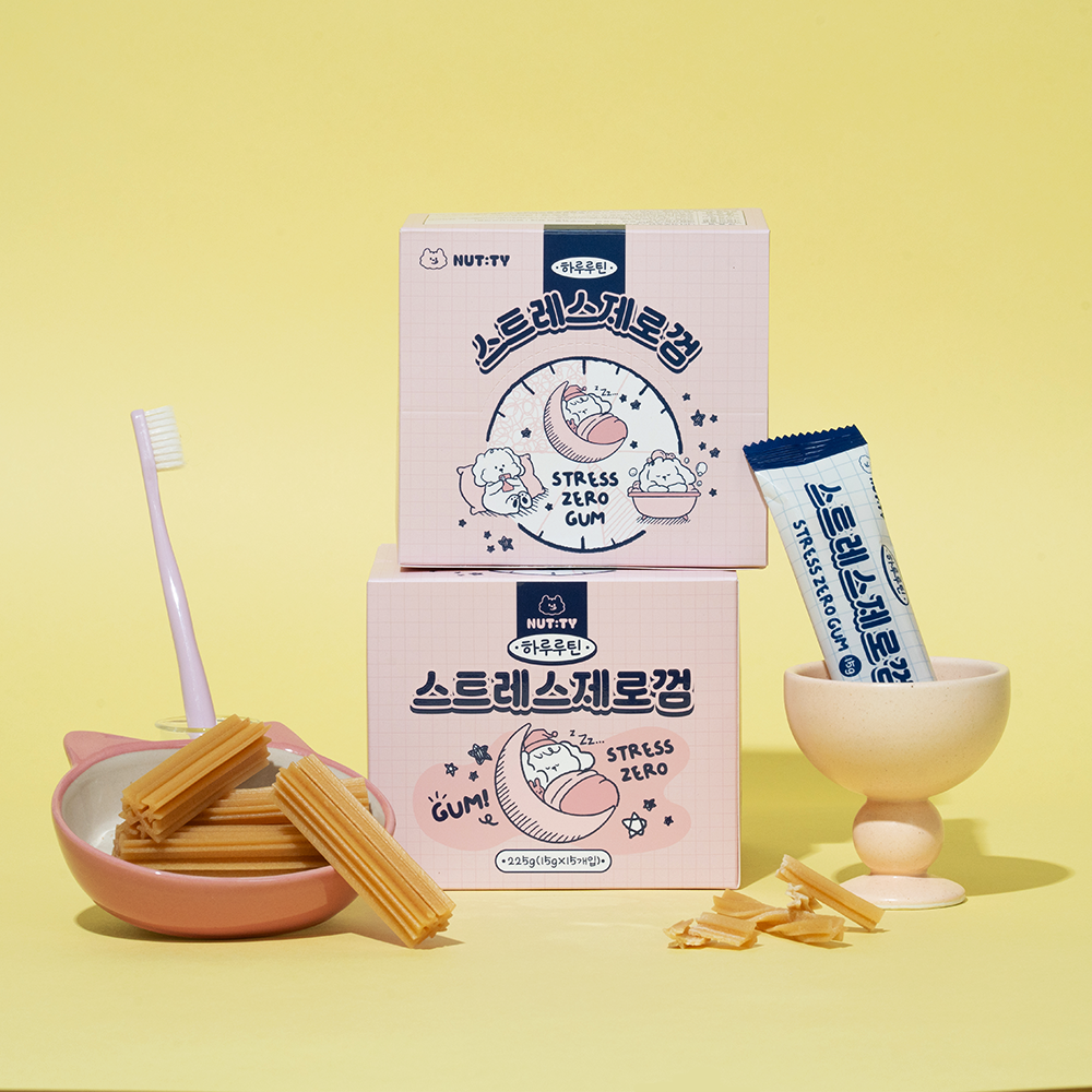너티 오래먹는 개껌 강아지껌 치석제거 덴탈껌 치석제거 오래씹는간식 15개입 이미지 3