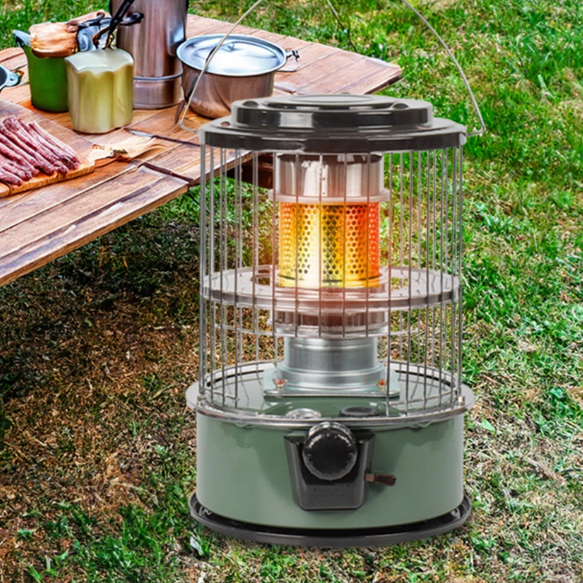 캠핑 캠핑용 가정용 석유 난로 소형 등유 난로 로타리 난로