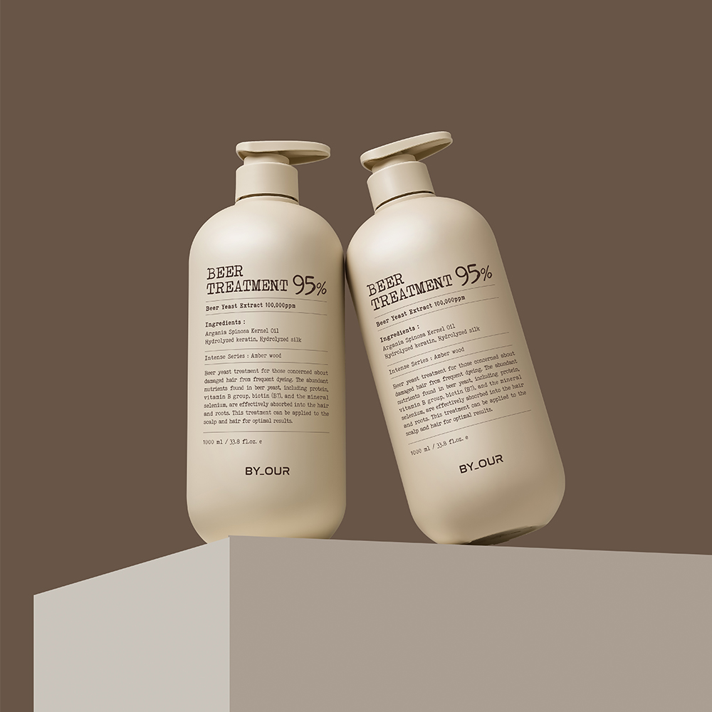 바이아우어 맥주효모 10만PPM 대용량 단백질 헤어팩 트리트먼트 1L, 1개 이미지 4