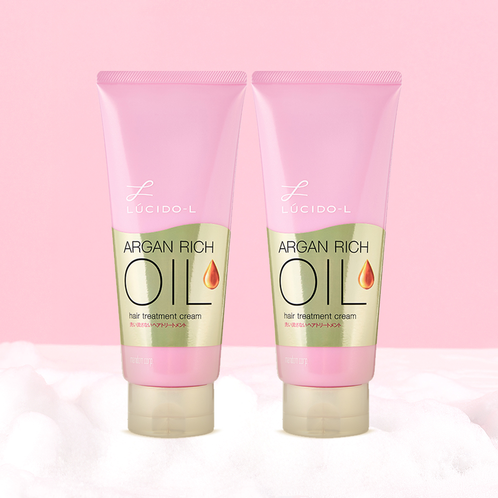 [1+1] 루시도엘 아르간 트리트먼트 헤어크림 저자극 간편 노워시 수분케어 보습 150g
