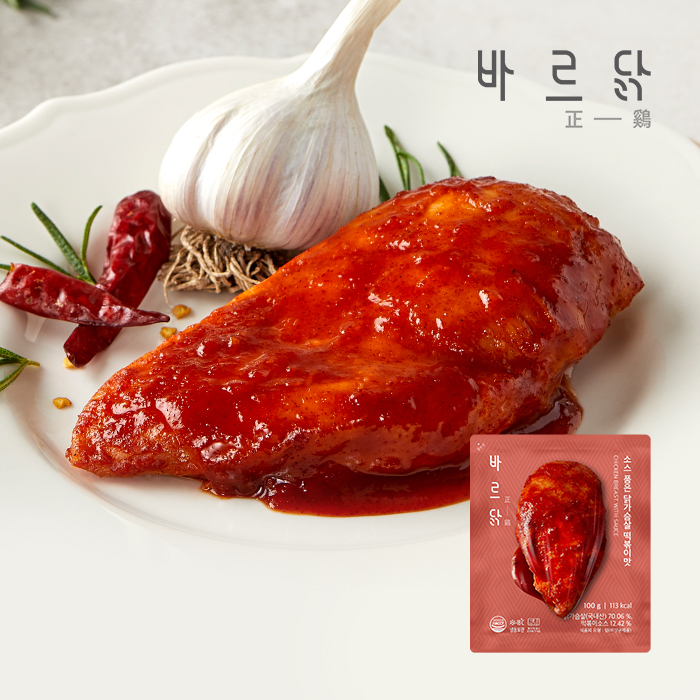 바르닭 소스품은 닭가슴살 떡볶이맛 21팩 - 상품 이미지
