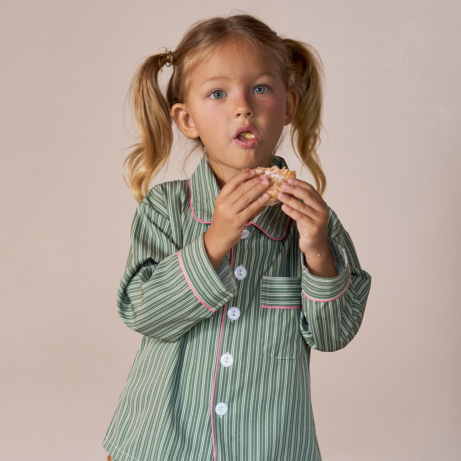 [도씨] 실크핏 웬즈데이 긴팔 키즈 잠옷 세트