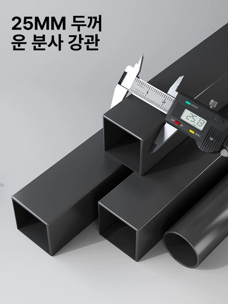 커튼형행거 원룸 접이식 이동식 하숙 무설치 셀프조립 자취방 커튼형 자취 시스템 이불장 철제 126 베이지 블랙킹콩 - 상세 이미지 4
