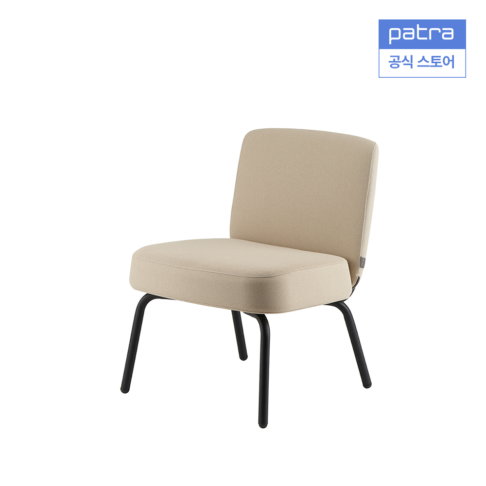 파트라 코브 라운지 패브릭 소파 의자 CV34XU 기본형 베이지, 1인용