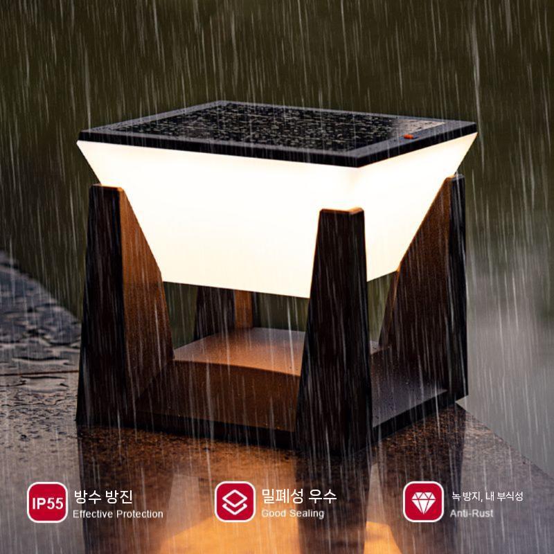 10cm 태양열 수목등 기둥등 태양열등 정원조명 대문 방수조명 순수 태양 - 10.6cm - 상세 이미지 5
