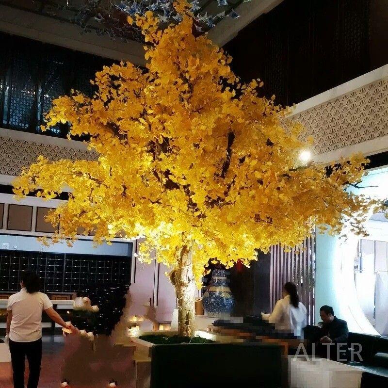 인조 은행나무 가짜나무 촬영용 대형 인테리어 조형물 2.0x1.5m - 상세 이미지 3
