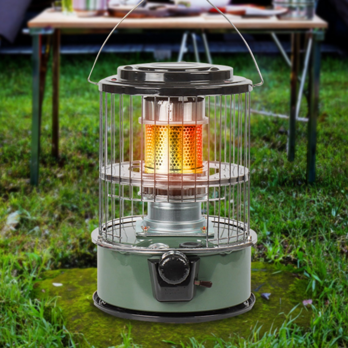 석유 곤로 소형 기름 난로 등유 심지 난로 로터리 난로