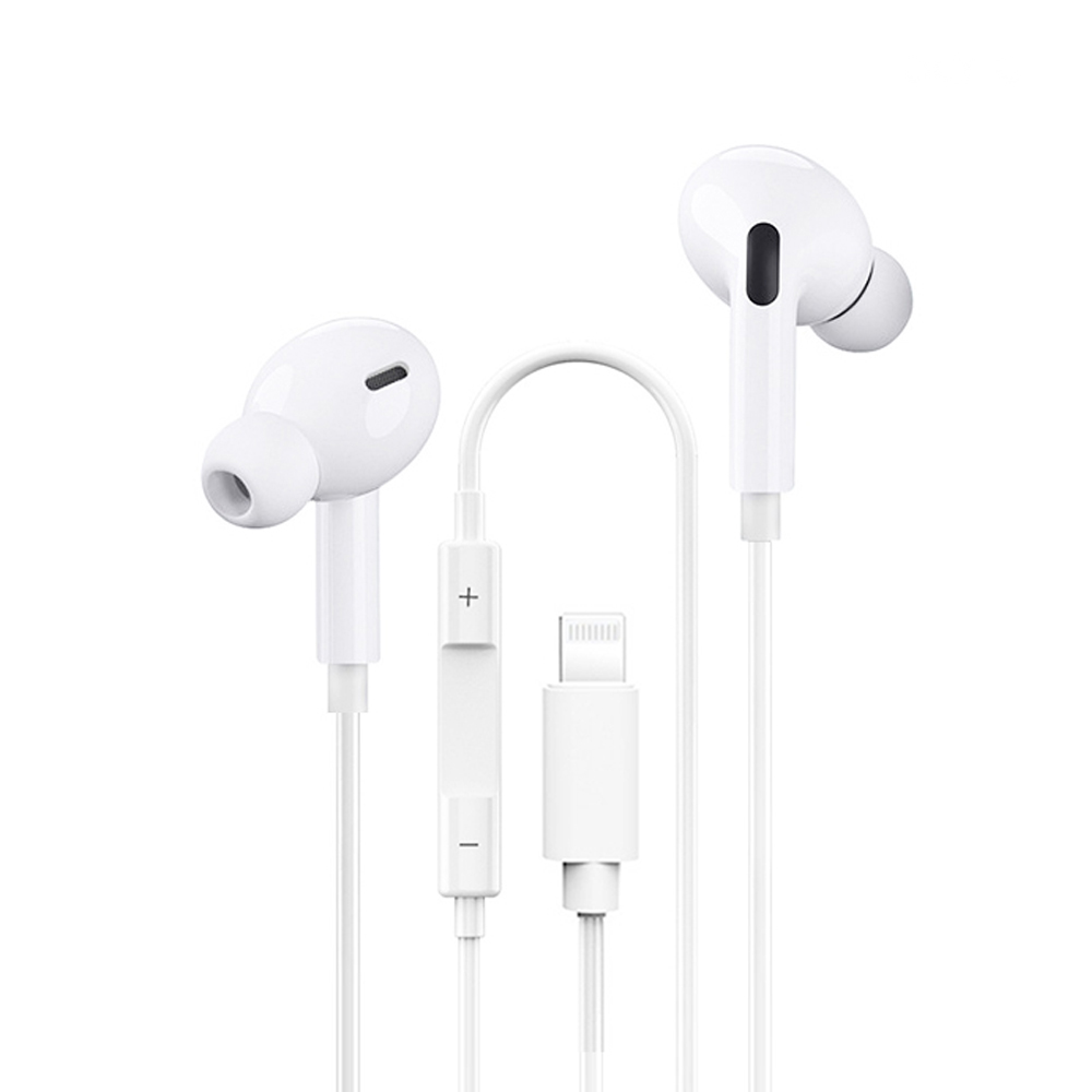 ACRO 커널형 유선 이어폰 NE02 아이폰 화이트 8핀 제품 이미지