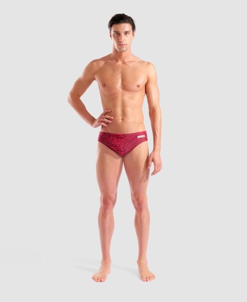 아레나 Snakeskin Swim Brief 이미지 7