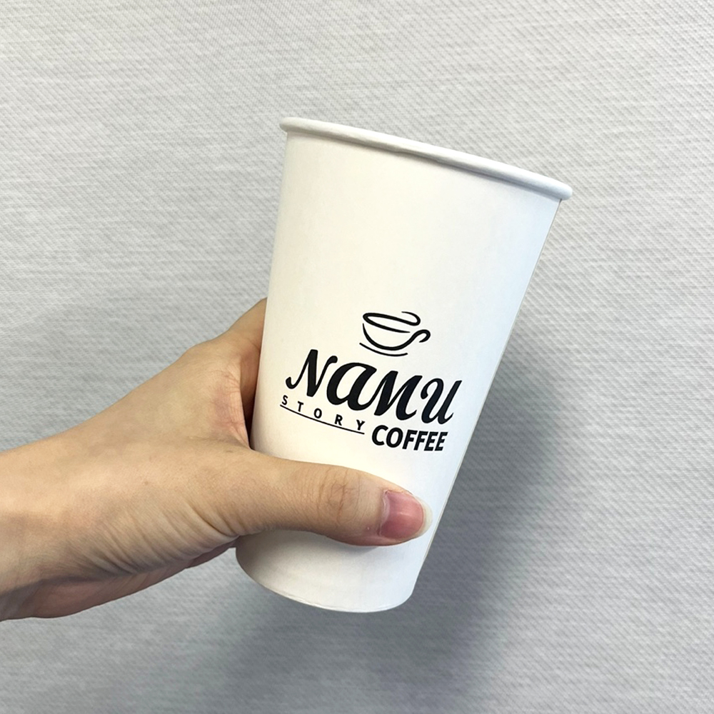 16oz 종이컵 16온스 카페 테이크아웃 커피컵 10개입 - 상세 이미지 4