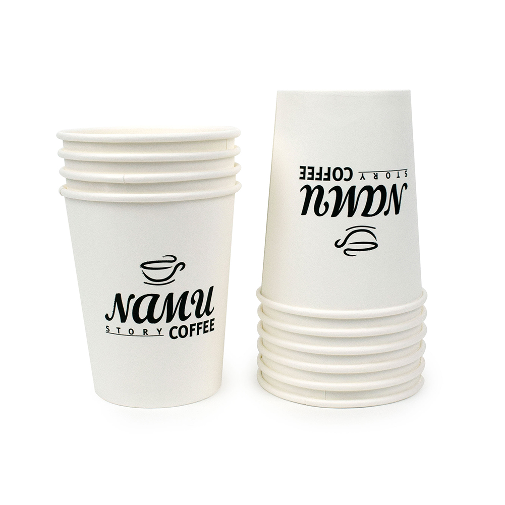 10oz 종이컵 10온스 카페 테이크아웃 커피컵 10개입 - 상세 이미지 3