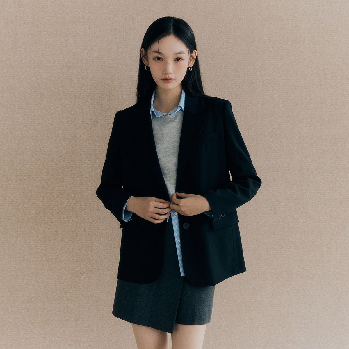 로엠 테일러드 자켓 RMJKF4TR15 - 상세 이미지 5