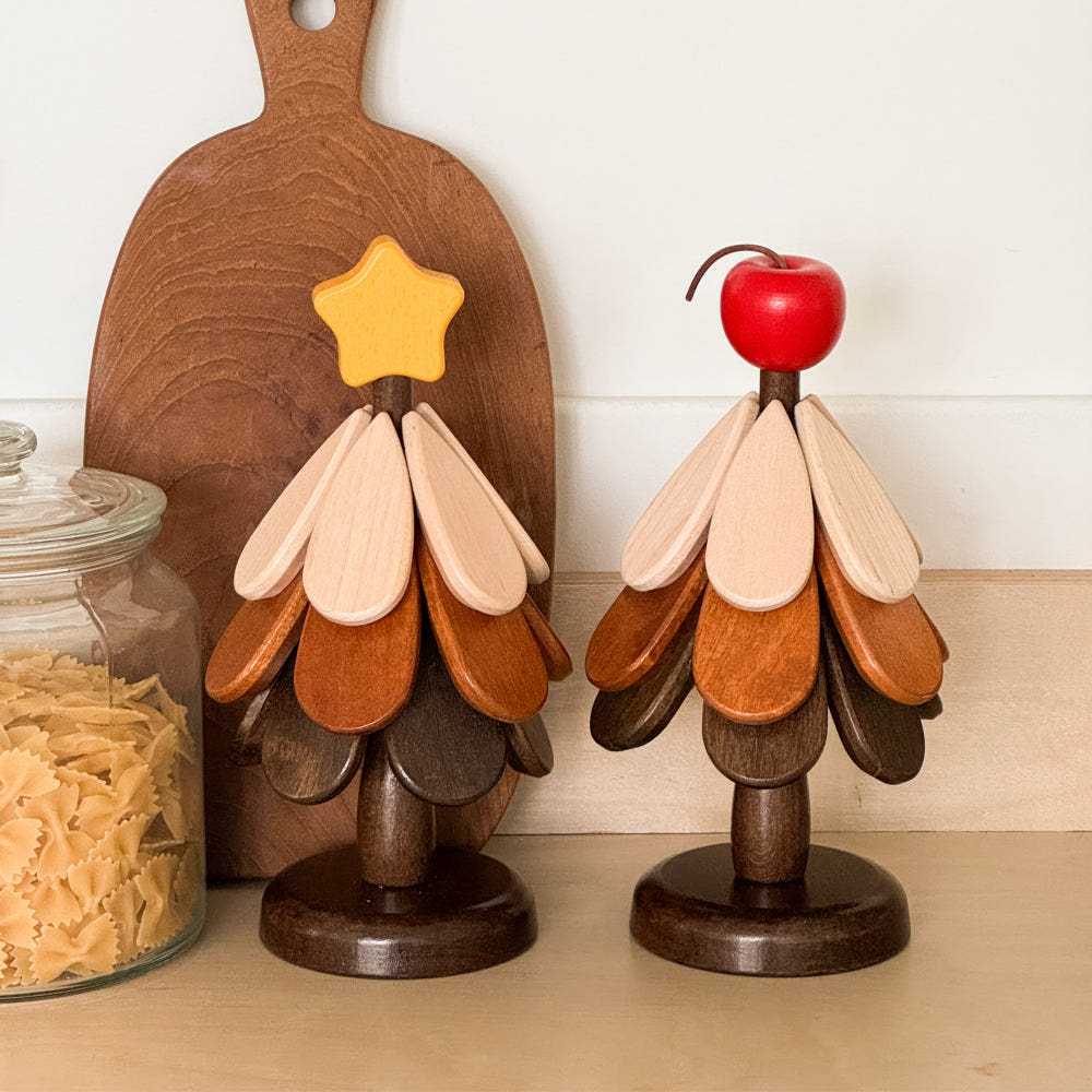 트리 원목 우드 냄비받침 접이식 나무 받침대 집들이 선물 답례품 : 데이로이