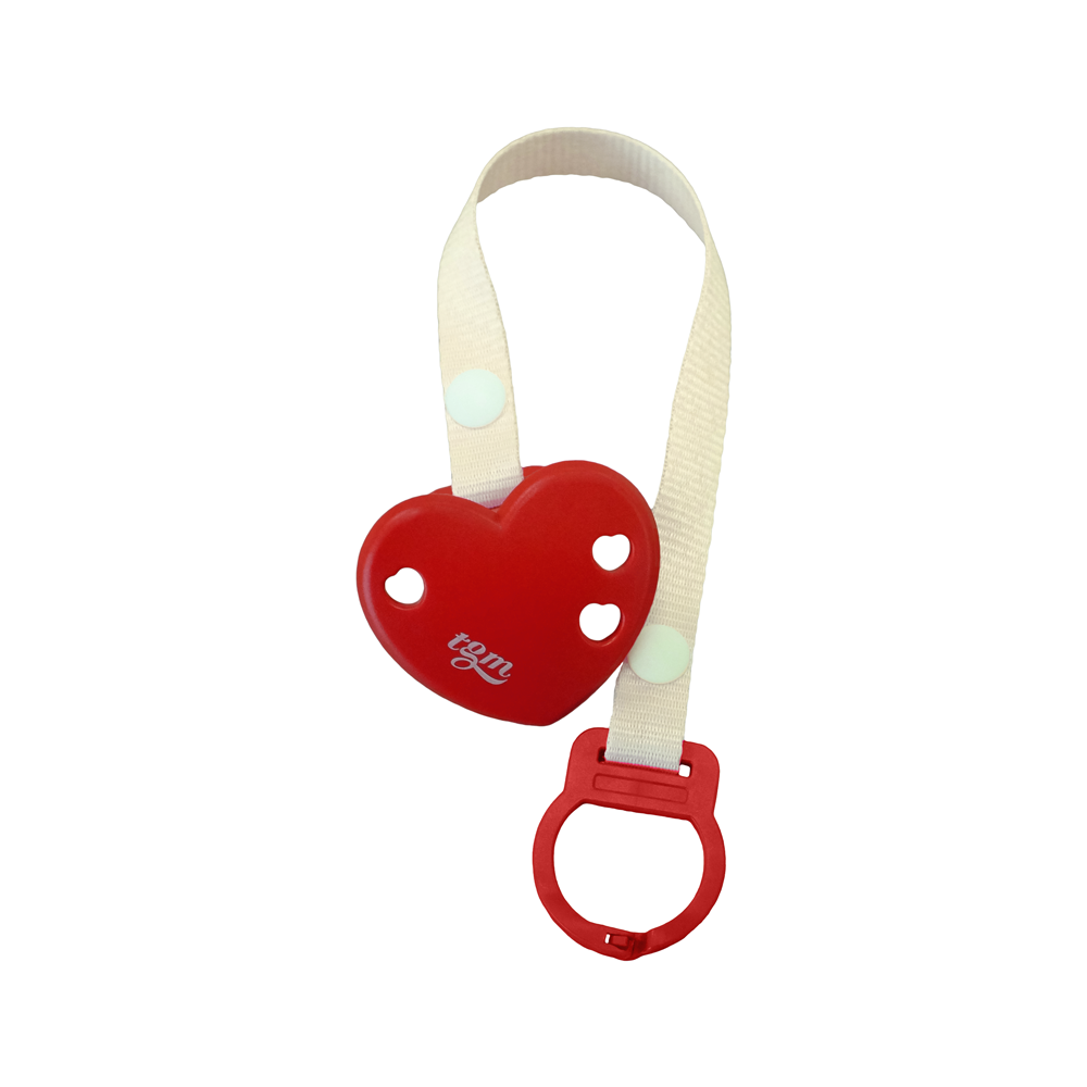 티지엠 하트 쪽쪽이클립 보관케이스 포함 베리레드