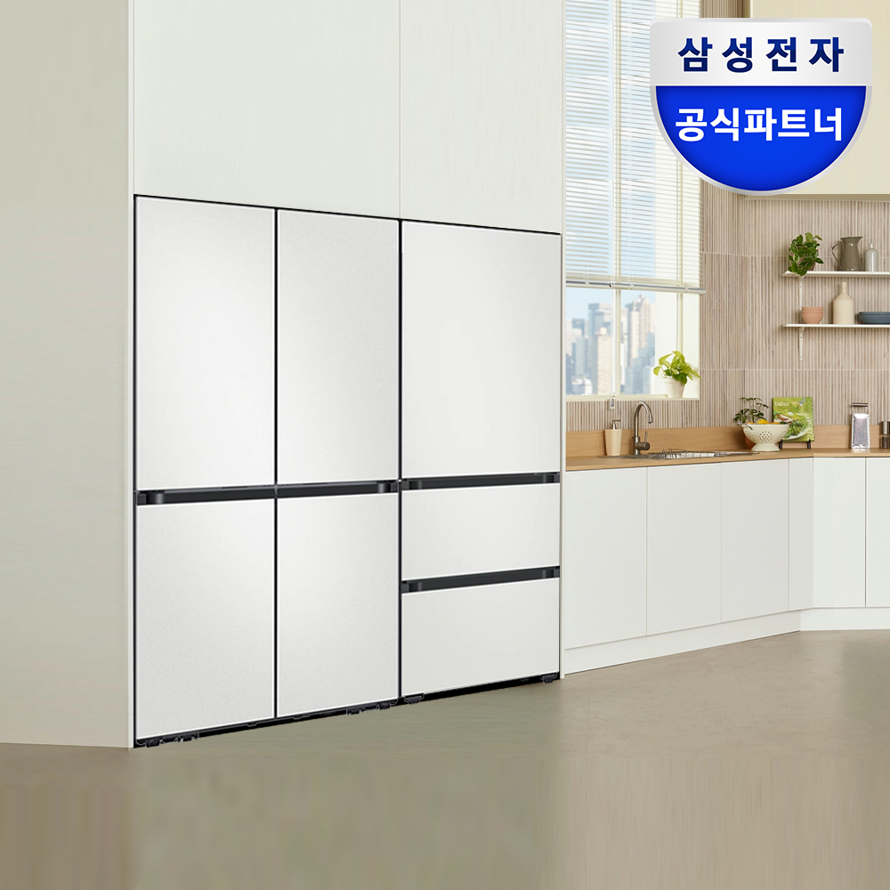 삼성전자 비스포크 키친핏 냉장고 김치냉장고 세트 패키지 RM70F63R2A RQ33DB74D2AP  P