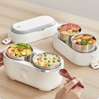 가열 도시락통 대용량 난방 런치박스 밥짓는도시락 학생 사무실 스텐 직장인 보온 가열 - 상세 이미지 3