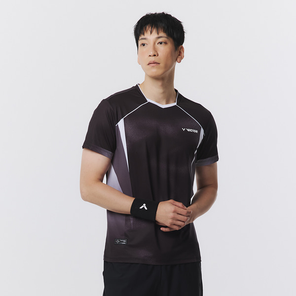 빅터 아울렛 남성 반팔 티셔츠 VT25CGW022M 배드민턴 탁구 스쿼시 스포츠웨어 - 상품 이미지