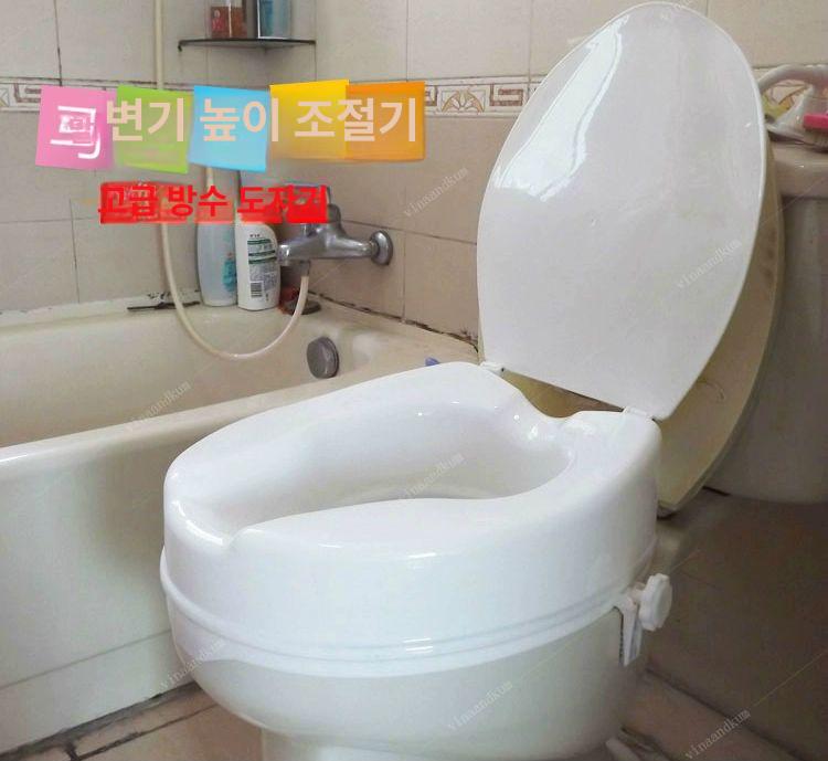 키높이 변기 높이조절 노인 온열 높은커버 조정용 리프터 좌식 뚜껑 조절 온도조절 없음 10cm 1.6~1.7m A - 상세 이미지 3