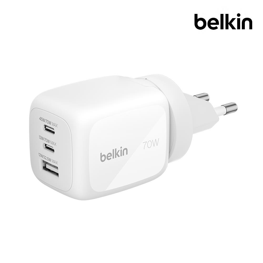 벨킨 부스트차지 프로 70W 3포트 USB-C USB-A 충전기 WCH018 가격 비교 벨킨공식몰 벨킨 부스트차지 프로 70W 3포트 USB-C USB-A 충전기 WCH018
