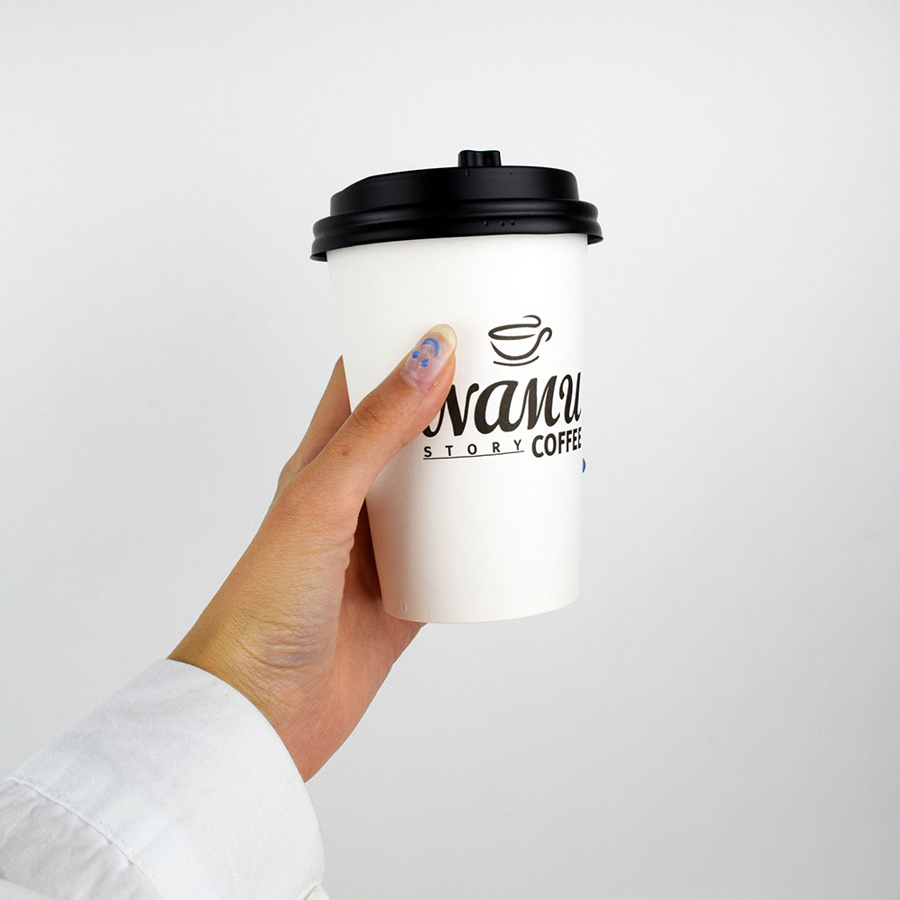13oz 종이컵 13온스 카페 테이크아웃 커피컵 - 상세 이미지 4