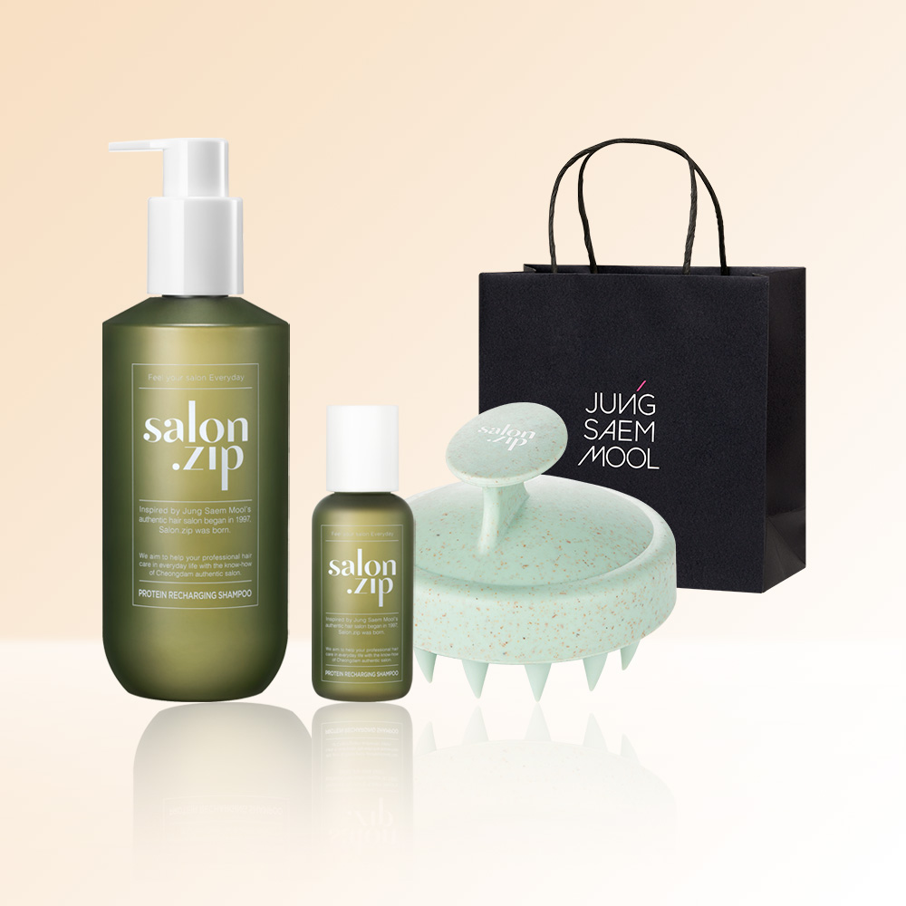 정샘물 살롱집 단백질 리차징 샴푸 400ml