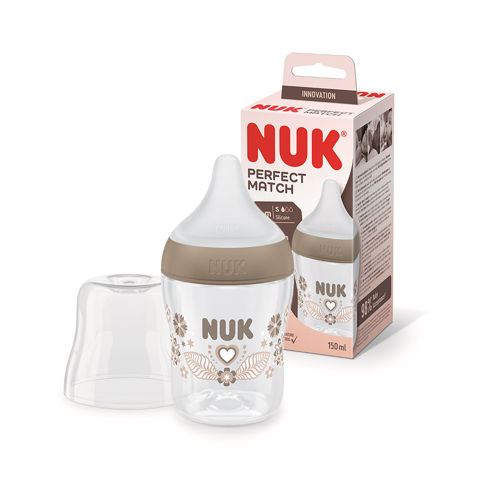 누크 퍼펙트매치 PP 젖병 150ml, 코튼_S젖꼭지포함, 1개 이미지 8