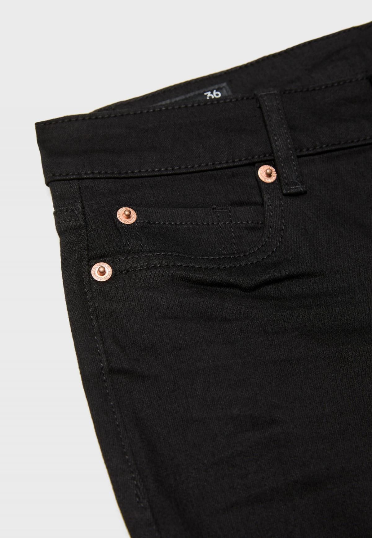 스트라디바리우스 슬림핏 부츠컷 로우라이즈 블랙 청바지 4867/150 BLACK - 상세 이미지 2
