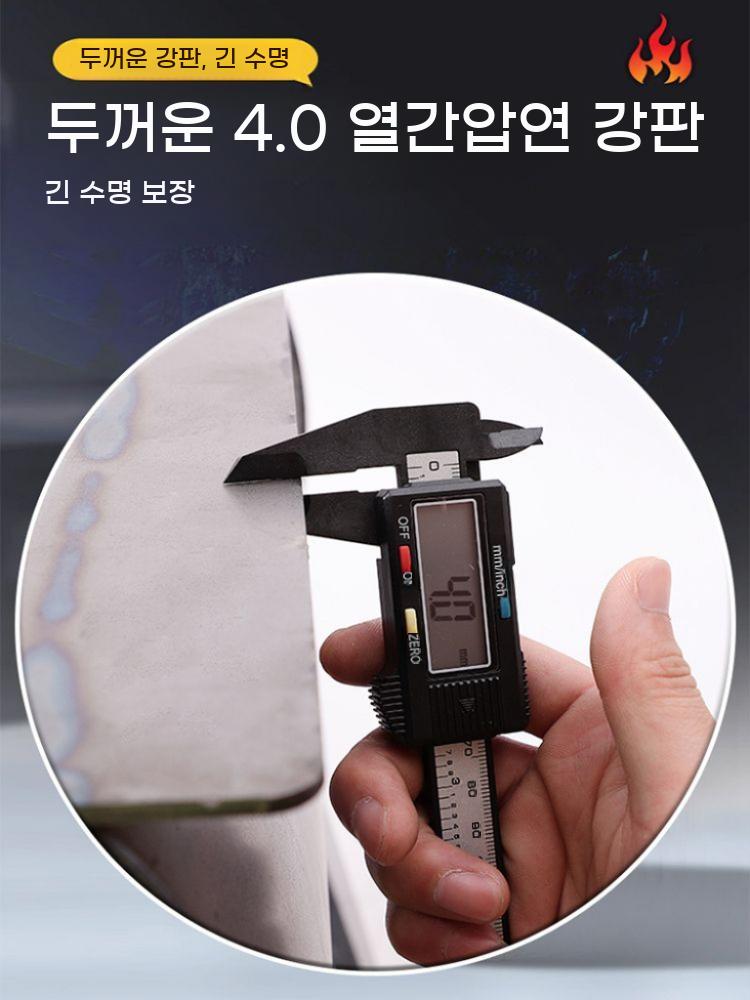 연통 화목난로 난방 농장 거꾸로 타는 차박 주물 화목 드럼통 야외 장작난로 화로대 - 상세 이미지 4