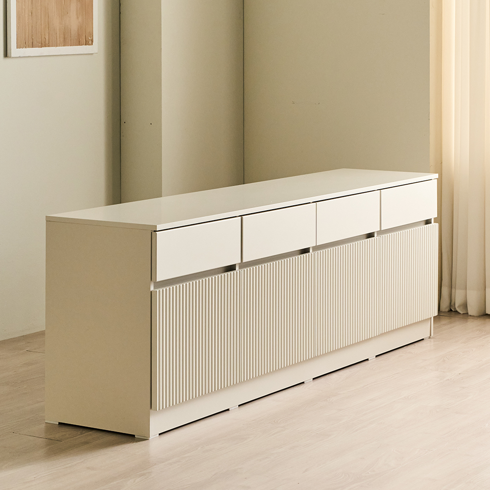 해밀턴 1800 높은거실장 템바보드거실장