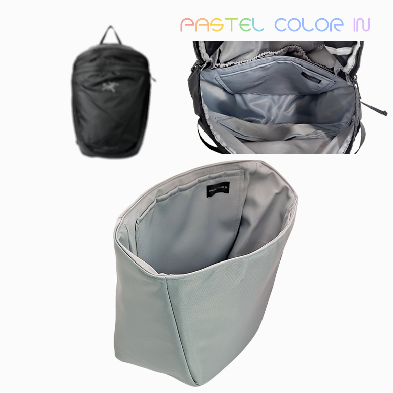 아크테릭스 헬리아드15 백팩 호환 이너백 파스텔컬러인 백인백 방수 나일론