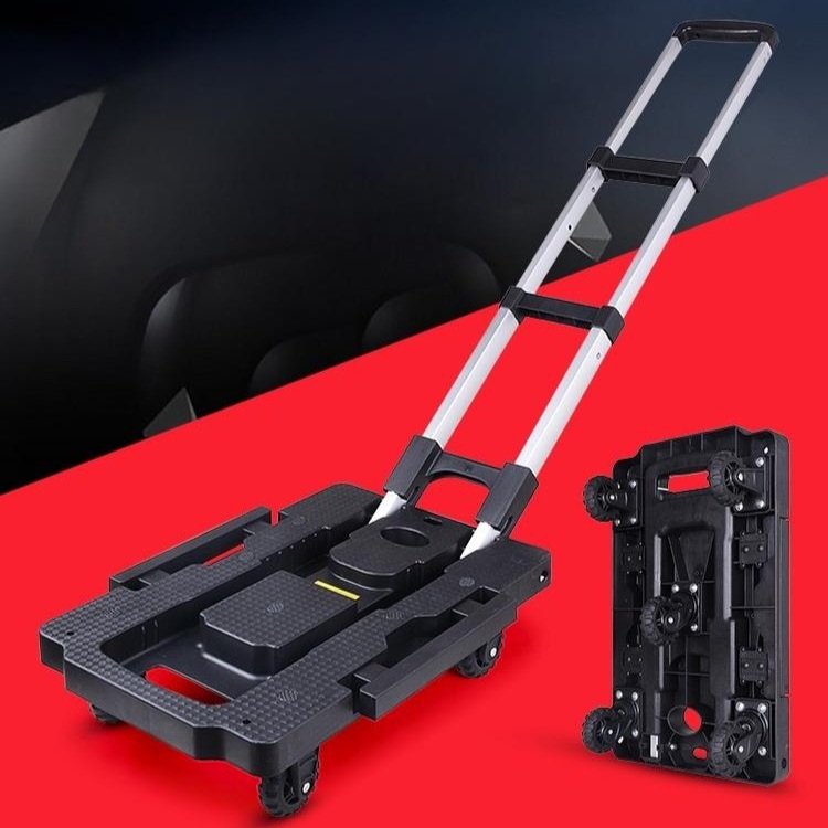 접이식 핸드카트 접이식카트 휴대용손수레 박스 마트 쇼핑카트 바퀴 시장 트롤리 - 상세 이미지 3