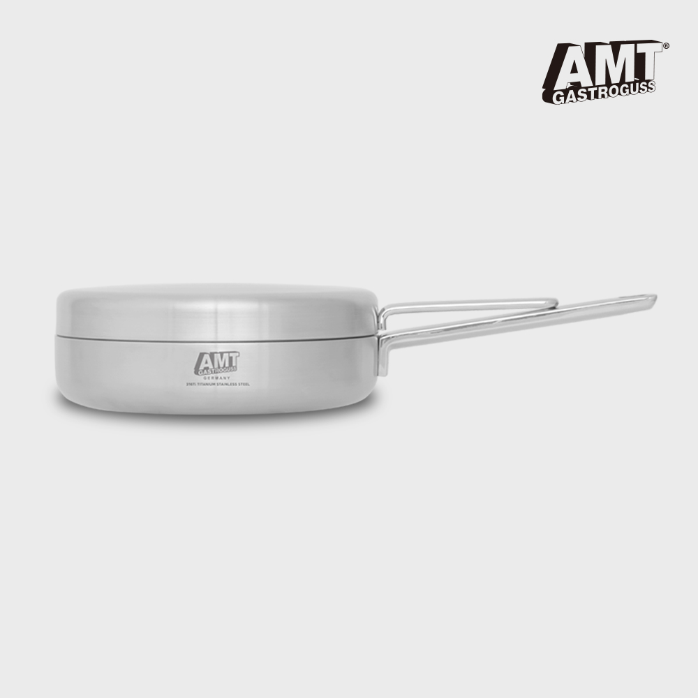 AMT 프로 26cm 와이드팬 316Ti 스텐 통5중(뚜껑포함)