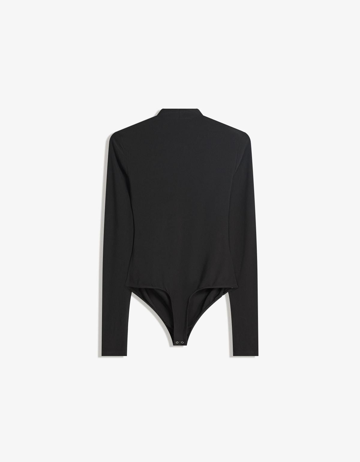 버쉬카 베이직 하이넥 테크니컬 긴팔 바디수트 8904/714 BLACK - 상세 이미지 2