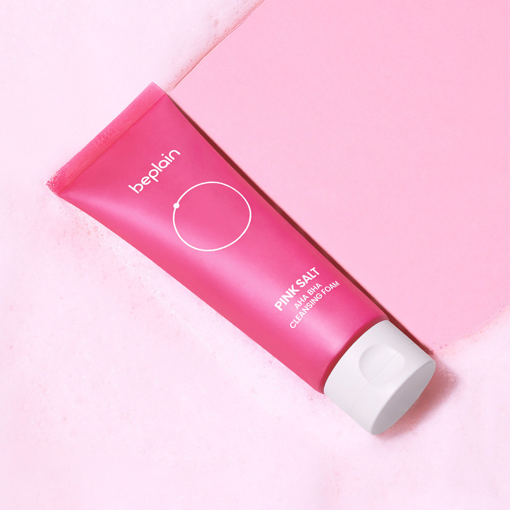 비플레인 핑크솔트 아하 바하 클렌징폼 120ml, 2개 - 상세 이미지 4