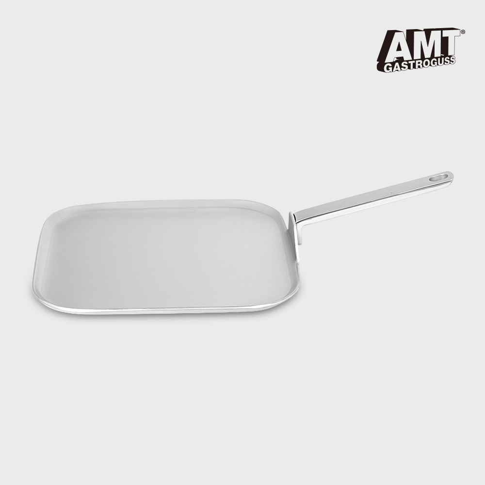 AMT 스텐팬 통5중 사각 와이드 구이팬 316Ti 프로 28cm