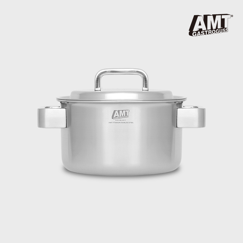 AMT 프로 24cm 양수 냄비 316Ti 스텐 통5중